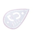 thumbnail image 2 of FLAMEEN Clothing Measuring Ruler,Multifunctional Sleeve Ruler Proofing Clothing Cutting Pocket Neck Circle Tracing Ruler Curve Placement Ruler 6403,Sleeve Cage Curve Ruler, 2 of 8