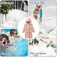 thumbnail image 5 of Albornoz niños engrosados niñas lana coral bata infantil franela bebé, 5 of 5
