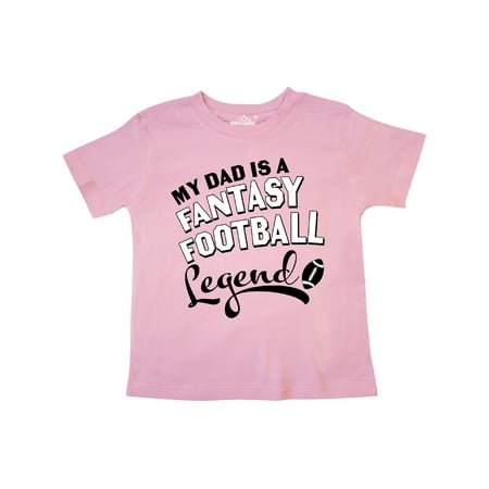 

Inktastic My Dad is a Fantasy Football Legend Gift Toddler Boy or Toddler Girl T-Shirt