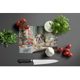 thumbnail image 3 of English Bulldog Christmas Cookies Glass Cutting Board 12 in x 15 in, 3 of 5