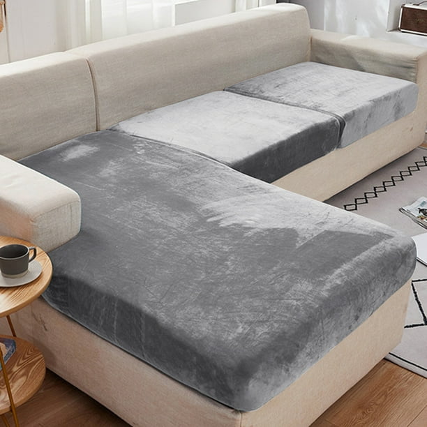 eccomum Silver Fox Couch Cover Cushion Cover All-inclusive Couch