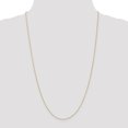 thumbnail image 2 of 14K Yellow Gold .8mm Round Diamond Cut Wheat Chain 24 Inch, 2 of 6
