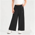 thumbnail image 2 of Asxite Toddler Solid Breathable Loose Outdoor Sweatpants Elastic Waist Casual Summer 4-14 Y, 2 of 6
