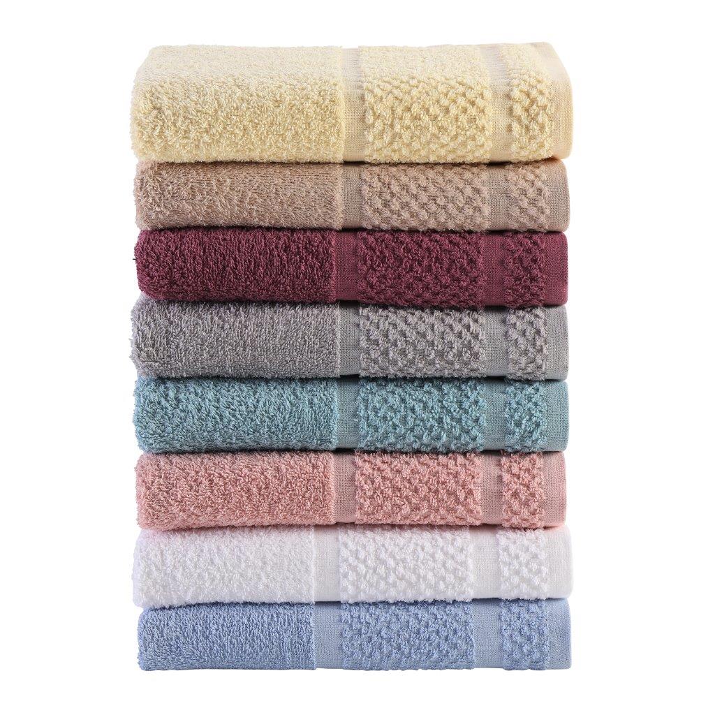 Mainstays 10 Piece Bath Towel Set with Upgraded Softness & Durability, White - image 2 of 5