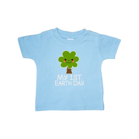 

Inktastic My 1st Earth Day 2021 Gift Baby Boy or Baby Girl T-Shirt