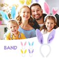 thumbnail image 2 of Children's Plush Bunny Rabbit Ears Easter Party Head Wear Colourful Headband, 2 of 5