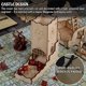 thumbnail image 2 of Juego de mesa Dice Tower CZYY Castle Wood cortado con láser con bandeja, 2 of 8