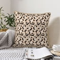 thumbnail image 6 of Haiem Dachshund Print Velvet Soft Solid Decorative Square Throw Pillow Covers Set with Elegant Piping Christmas Cushion Case for Sofa Bedroom Car-18"x18", 6 of 8