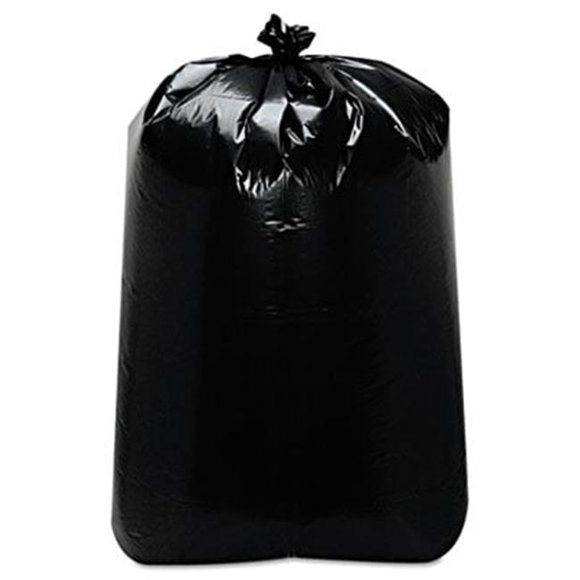 Trinity Packaging TRNML3858X 60 gal Low-Density Can Liners, Black - 100 Per Carton