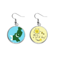 thumbnail image 1 of El Pakistán mapa Plato Nacional país Pendiente Sol Flor Pendiente Joyas Moda Unbranded M, 1 of 3