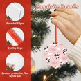 thumbnail image 4 of Hirioo Panda for Acrylic Christmas Pendant Hanging Christmas Tree Ornaments, Car, Home, Office Gift Decor-Hexagon, 4 of 7
