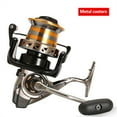 thumbnail image 1 of Moulinet de Pêche Série DH 9000-12000 Gobelet Biseauté en Métal Réservoir d'Eau Douce Leurre de Pêche Roue Lointaine, Cadre Squelet en Aluminium Rigide, 1 of 7
