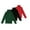 Black+Red+Green, variant on 3 Packs Toddler Girls Boys Cotton Turtleneck Sweaters, Uccdo Kids Long Sleeve Solid Blouse Tops, 12M-7T