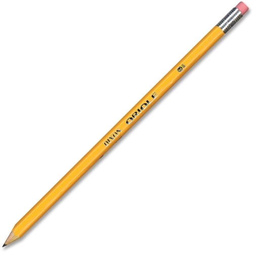 Dixon Oriole HB No. 2 Pencils #2 Lead - Yellow Wood Barrel - 72 / Pack