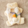 thumbnail image 1 of Traje de transformación de dinosaurio lindo gato cálido de franela de otoño e invierno Cachorro Gato ropa divertida para gato de cuatro patas, 1 of 6