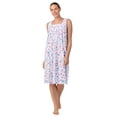thumbnail image 3 of Aria Women's Sleeveless 40" Cotton Nightgown, Sizes XS-5X, 3 of 8