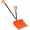 Orange, variant on Vivicreate 2-Pack Ice Scraper for Car Windshield, Foam Handle Frost and Snow Removal Tool for Truck, SUV – Red & Orange