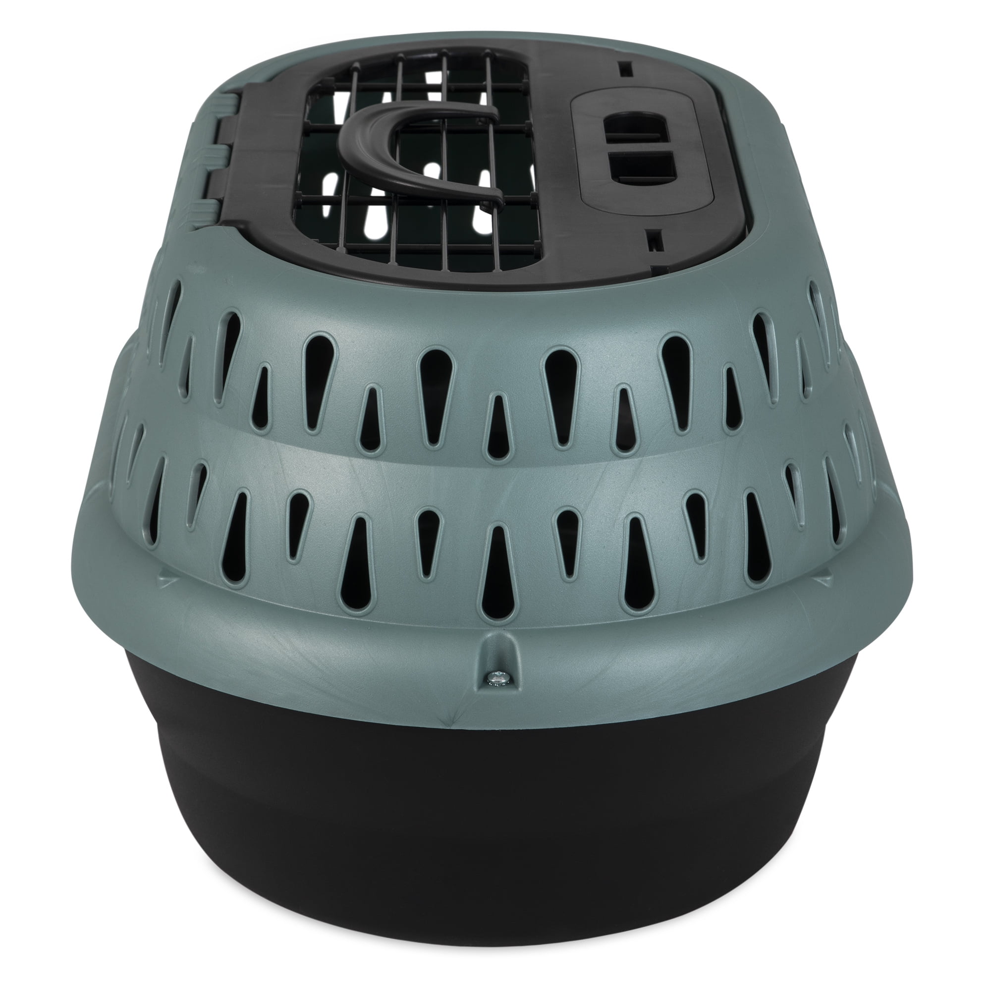 Petmate Top Load Pet Carrier Cat Kennel, 19" Length, for Pets up to 10 lb, Green