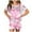 Pink, variant on RTKFRFLM Girls 2-Piece Summer Outfit Short Sleeve Graphic Print T-Shirt and Matching Shorts Set Trendy Casual Playwear and Activewear for Big Girls and Youth Size Clothing Sets