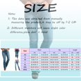 thumbnail image 4 of Daznico Tummy Control Bootcut Jeans Women's Jeans 90s Vintage Bootcut Jeans Women Bootcut Jeans Stretchy Stadeke Jeans Classic Waisted Flare Jeans Pant Ankle Pants Light Blue 3XL, 4 of 9