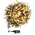 thumbnail image 2 of Cadena de luces LED de 10 m, 20 m, 30 m, 50 m, 100 m, 24 V, voltaje seguro, cable verde, luces de hadas navideñas para árboles de Navidad, fiestas, bodas y eventos, 2 of 5