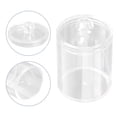 thumbnail image 6 of Qtip Holder Dispenser for Cotton Ball, Cotton Swab, Cotton Round Pads, Floss - Clear Apothecary Jar Set for Indoor Canister Storage Organization, Vanity Makeup Organizer By PULMCheerger, 6 of 7
