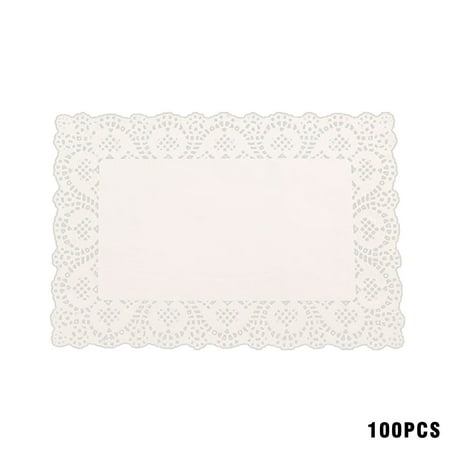 

Yubnlvae Baking Trays & Trays 100Pcs Baking Air Paper Paper Fryer Special Tray Lace Paper Bakeware Kitchen Supplies