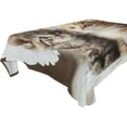 thumbnail image 4 of BZSMCE Square Tablecloth Two Cute Cats with Wings Pattern Tableclothes, 4 of 9