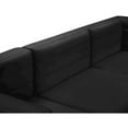 thumbnail image 5 of Meridian Furniture Quincy Black Velvet Modular Sectional, 5 of 13