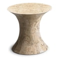 thumbnail image 1 of Butler Specialty Company Jaxon Oval Fossil Stone Side Table In Heritage Finish, 1 of 5