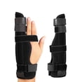 thumbnail image 1 of Finger Splint Hand Rest – Black Finger Splint for Boxer Fractures, Broken Rings, Little Finger Casting, Trigger Finger Stabilizer Straightener, Ulnar Gutter Splint Support, 1 of 5