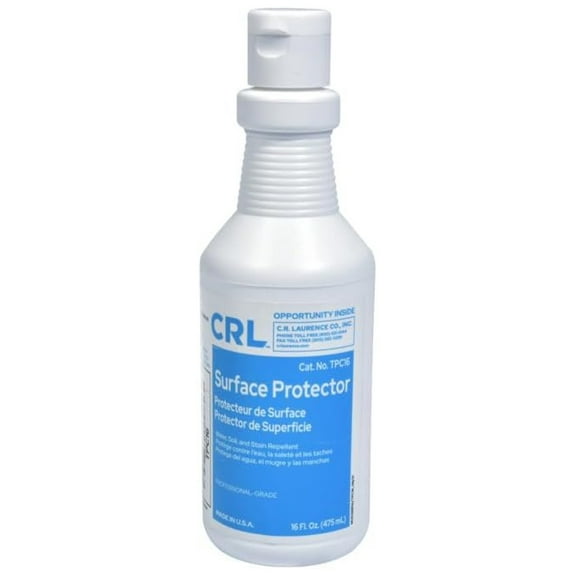 CRL TPC Surface Protector - 16oz - Water, Soil & Stain Repellent for Glass, Ceramic, Metal & More - Transparent Polymer Coating for Preventive Maintenance