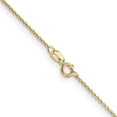 thumbnail image 4 of Primal Gold 14 Karat Yellow Gold 0.9mm Cable with Spring Ring Clasp Chain Necklace, 4 of 5