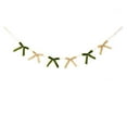 thumbnail image 5 of 5.9 Ft Christmas Velvet Bow Garland Banner Decoration For Xmas Tree Fireplace, 5 of 9