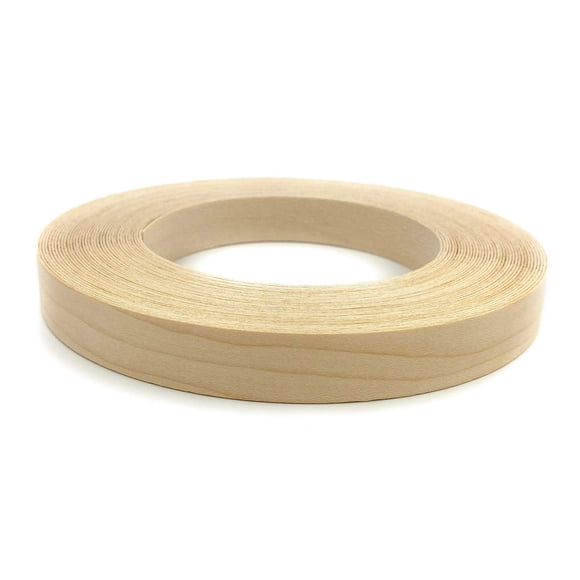 Bordes chapados en madera de arce, 3/4 x 15,24 m, con adhesivo