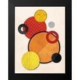 thumbnail image 2 of OnRei 19x24 Black Modern Framed Museum Art Print Titled - Organic Circles, 2 of 5