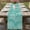 DarkTurquoise, variant on Table Runner 120 Inches Long for Kitchen Dining, Teal Coastal Dresser Scarf Farmhouse, Dining Table Decorations for Wedding/Parties, Starfish Coral Summer Beach Ocean 13 x 120 In