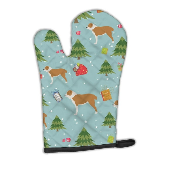 Christmas Central Asian Shepherd Dog Oven Mitt