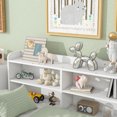 thumbnail image 4 of Full Bed with Side Bookcase, Drawers,White, 4 of 9