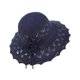 thumbnail image 3 of Sombrero para el sol de ganchillo transpirable, protección solar para mujer, decorativo y de moda. Azul, 3 of 9