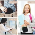 thumbnail image 6 of 2Pcs Menstrual Period Bags for Teen Girls, Sanitary Napkin Storage Bag,  Portable Sanitary Pad Storage Bag, Leather First Period Pouch, Feminine Nursing Pad Holder for School, Women, Ladies, 6 of 8