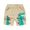 thumbnail image 3 of MXIEZI Boys Girls Dinosaur Shorts Kids Baby Cotton Shorts Summer Cartoon Elastic Waist Short Pants for 1-8Y, 3 of 7
