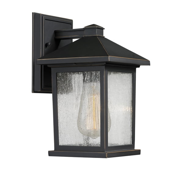 Z-Lite Portland 1 Light Outdoor Wall Light in Oil Rubbed Bronze