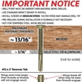 thumbnail image 3 of Tornillos Jake Sales Reamer Tek Torx/Star Head de madera a metal, 12 x 2, 3 of 5