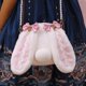 thumbnail image 5 of style2 Mochila para niñas lindas lolitas conejo hombro mochila bolso cruzado juguetes de peluche niñas niños regalo negro, 5 of 5