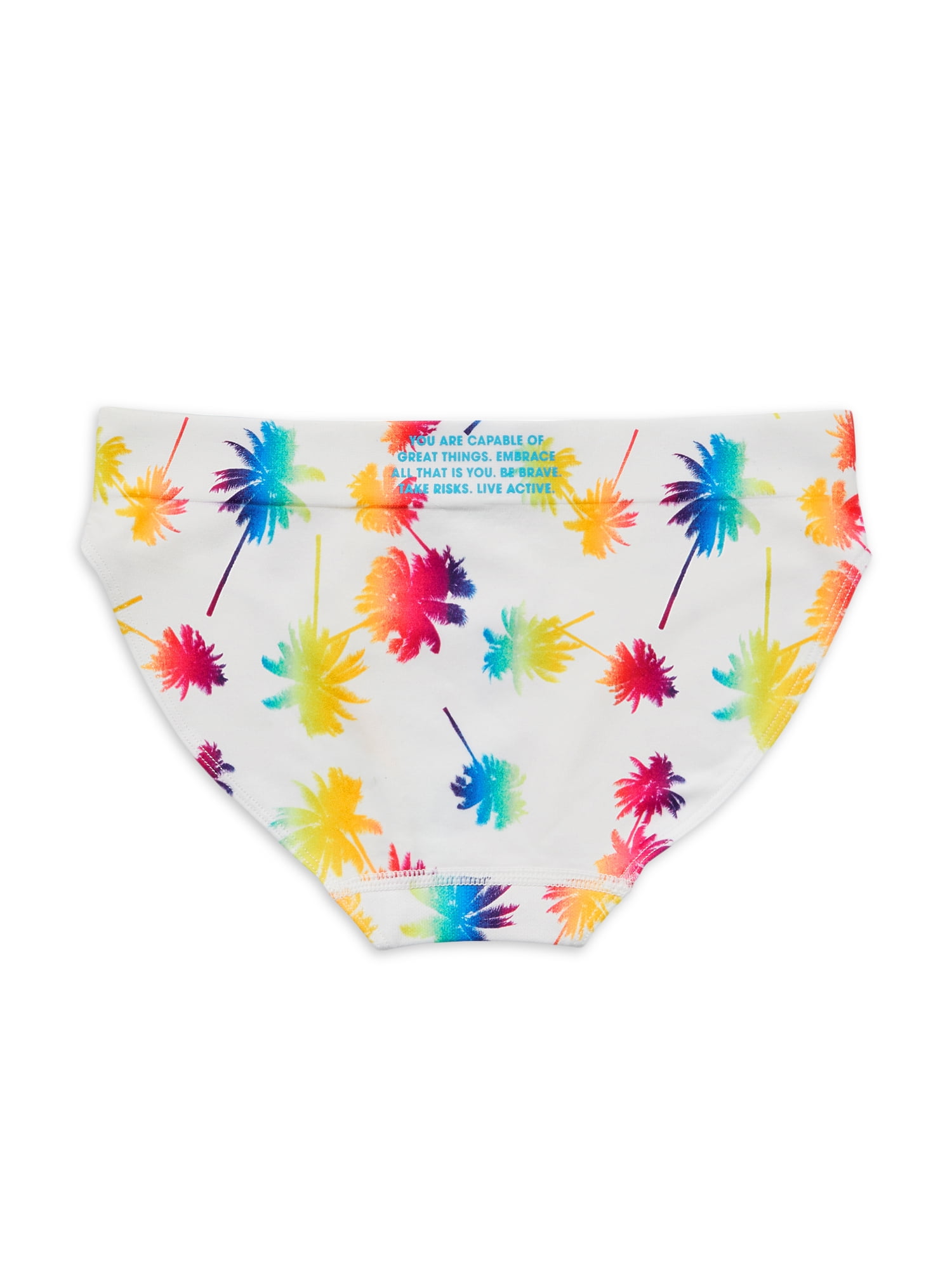 Justice Sport Girls Multi-Color Tiedye Underwear Bikini Panties Pack of  Five