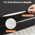 thumbnail image 4 of ROSVOVO 3-Inch Twin XL Size Tri-Fold Memory Foam Mattress, Portable Floor Bed | CertiPUR-US Certified | Washable Cover for Guest, Travel, Camping & Yoga, 4 of 7