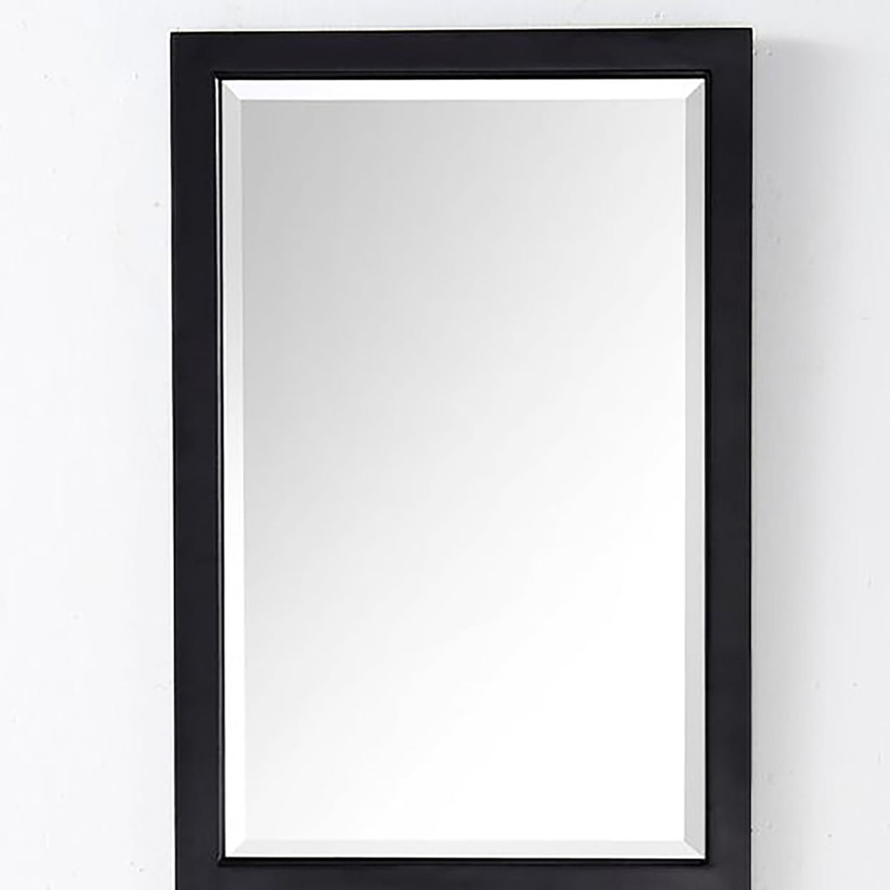 Home Decorative Rectangular Solid Wood 20" X 30" Mirror - Espresso - Walmart.com