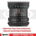 thumbnail image 2 of Opteka 500mm/1000mm f/8 HD Super Telephoto Lens Bundle for Nikon Z-Mount Z7, Z6 and Z50 Mirrorless Digital Cameras, 2 of 10