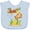 Blue, variant on Inktastic I'm O-Fish-Ally Two- cute clownfish second birthday Boys or Girls Baby Bib